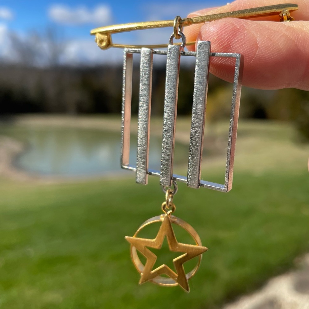 Marcy Feld vintage star pin